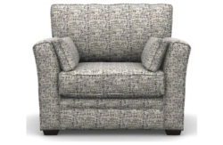 Heart of House Malton Fabric Cuddle Chair - Stone